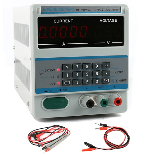 DPS 110V 220V 30V 5A цифровой лабораторный Регулируемый источник питания постоянного тока 0,1 V 0.0001A для ремонта ноутбука и телефона AC DC Jack адаптер питания - Цвет: DPS-305BF