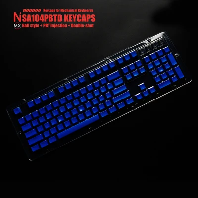 Blue 104 Key Двойные брелки 104 ключ ANSI макет PBT SA профиль с подсветкой для механической игровой клавиатуры MX переключатели - Цвет: Blue 104 Key
