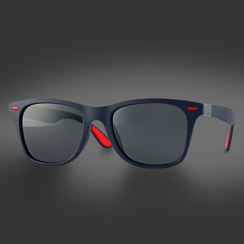 Новые Классические квадратные поляризованные солнцезащитные очки для мужчин и