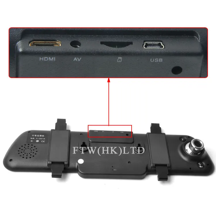 2.7-дюймовый ЖК-экран X11 заднего вида автомобильная видеорегистратор-зеркало с камерой 1920*1080P+162° широкий объектив+опциональный Bluetooth+двойное F8 суперночное видение