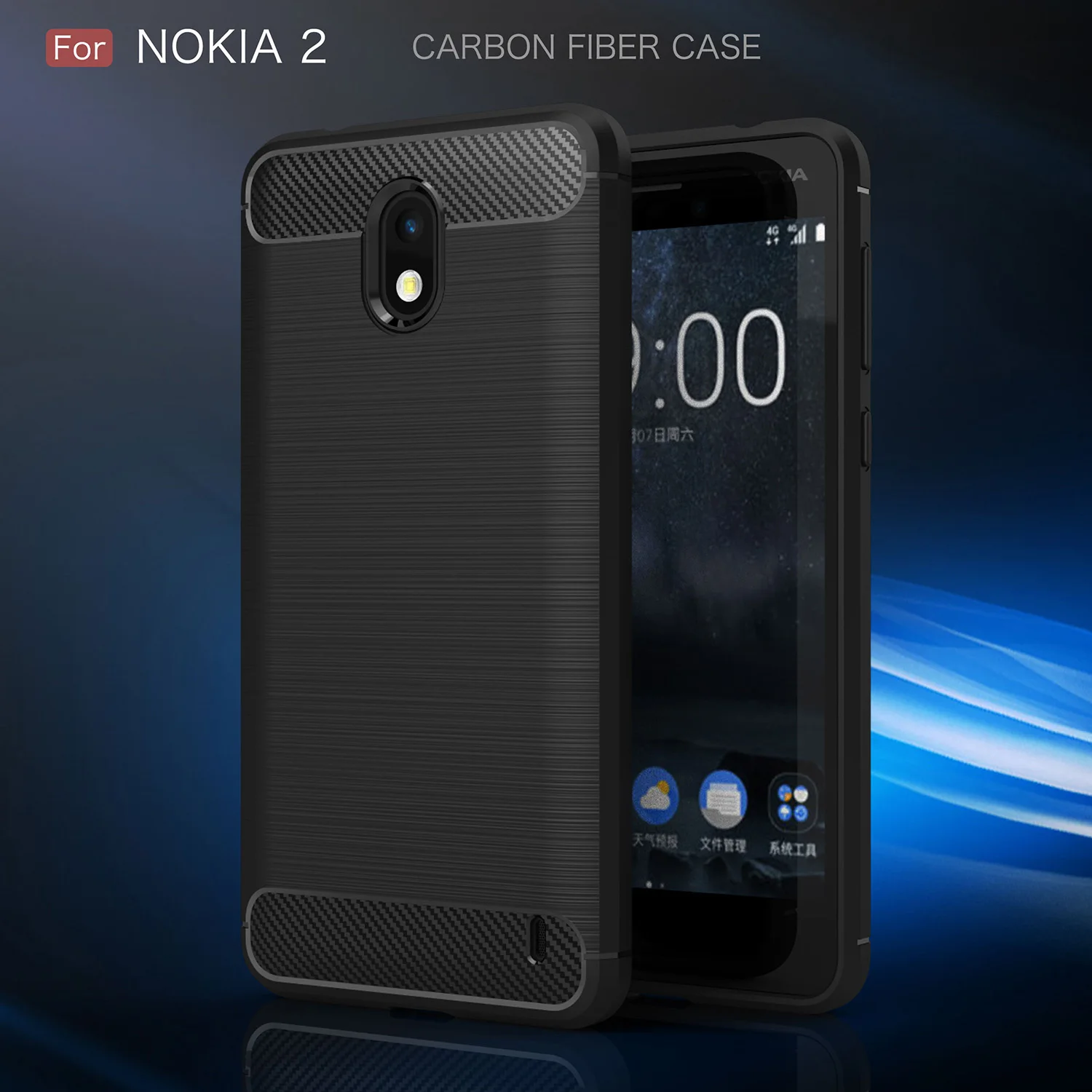 Soft Silicone Armor Case for Nokia 2 ta-1029 Dual Sim TPU Back Cover For Nokia2 Nokia-2 Phone Shell Coque |