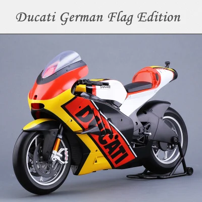 German flag version Maisto 1:6 KTM Red Bull NO1 Авторизованная модель мотоцикла из сплава игрушечный автомобиль локомотив модель автомобиля украшение - Цвет: German flag version