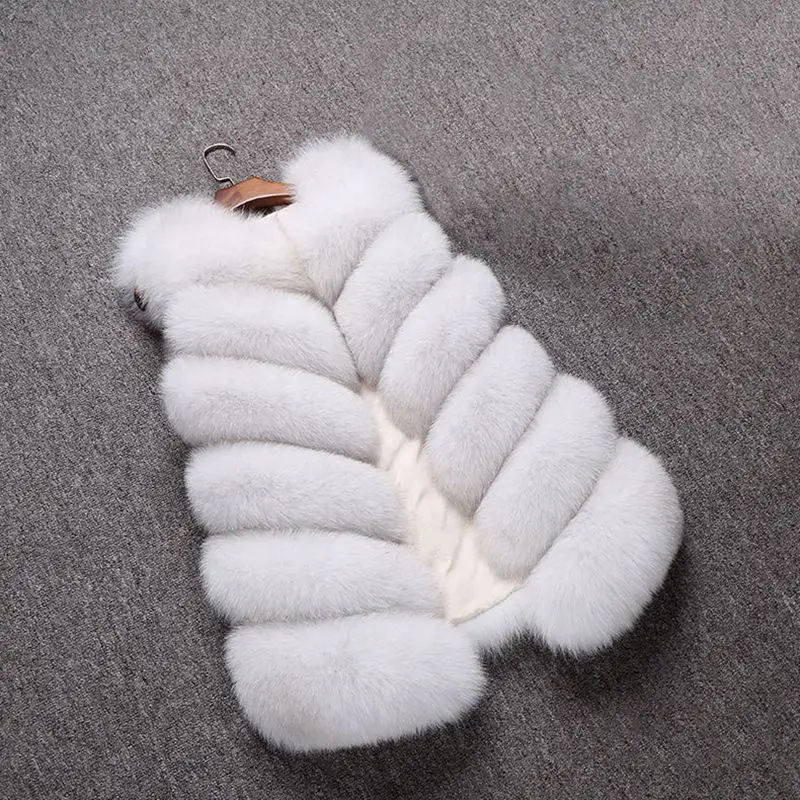 Пальто из искусственного меха зимняя женская модная повседневная теплая