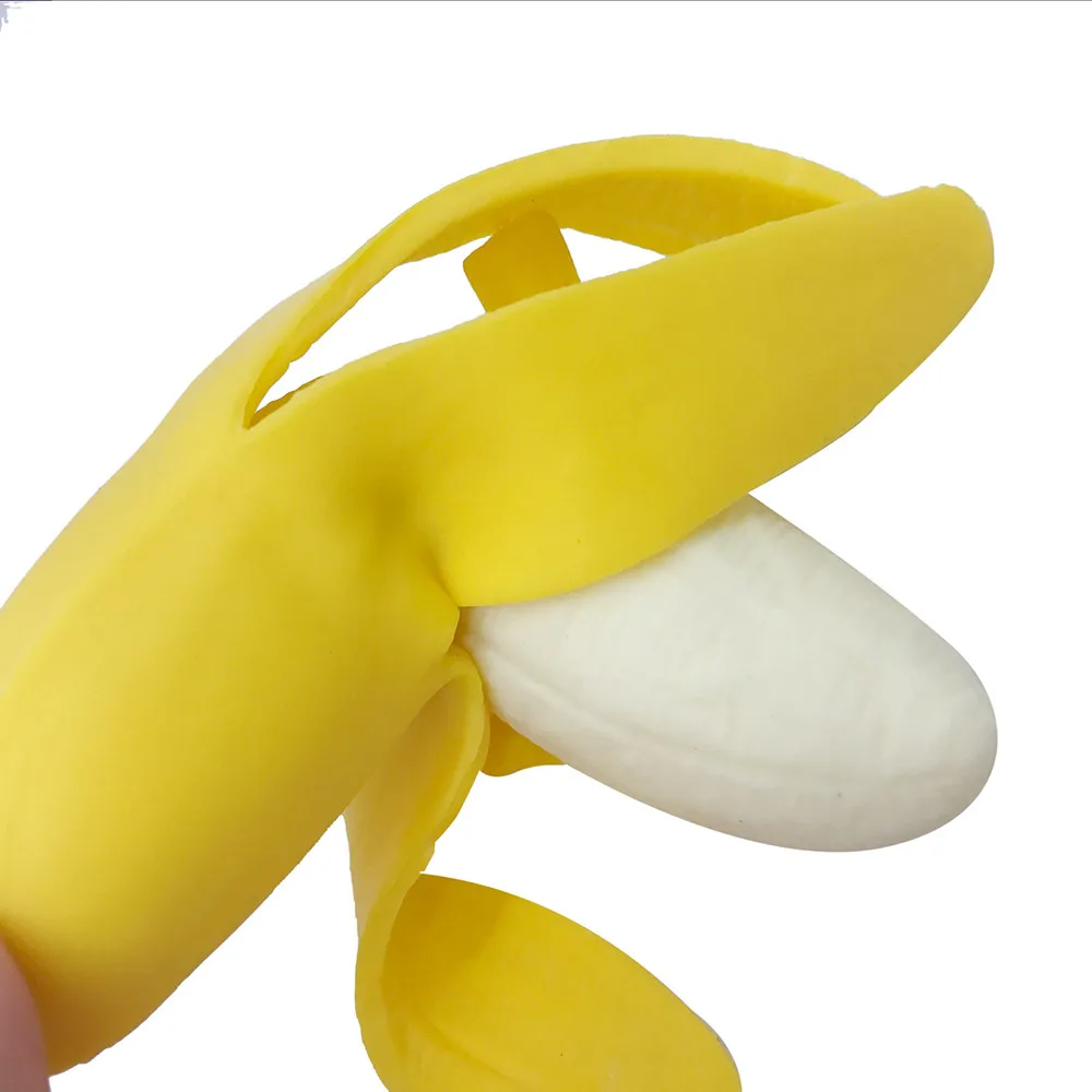 Имитация Джамбо банан Сжимаемый Mochi Веселая забавная кавайная игрушка для снятия