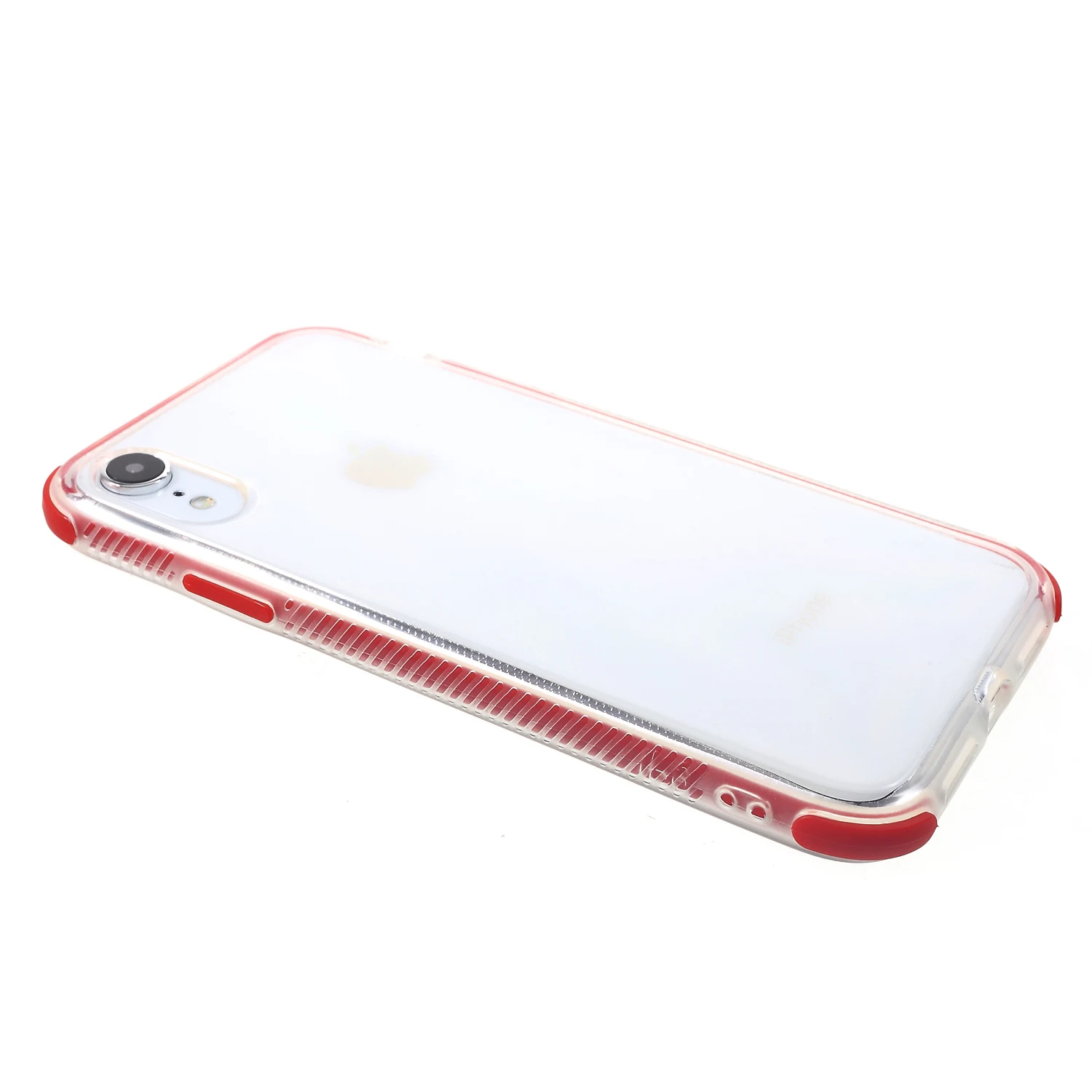 Dulcii для iPhone XR чехол clear Би-Цвет [ударопрочного] ТПУ 6 1 дюймов-красный |
