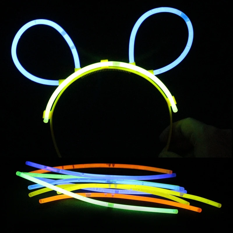 10 комплектов светящаяся повязка на голову со светодиодной подсветильник кой|led
