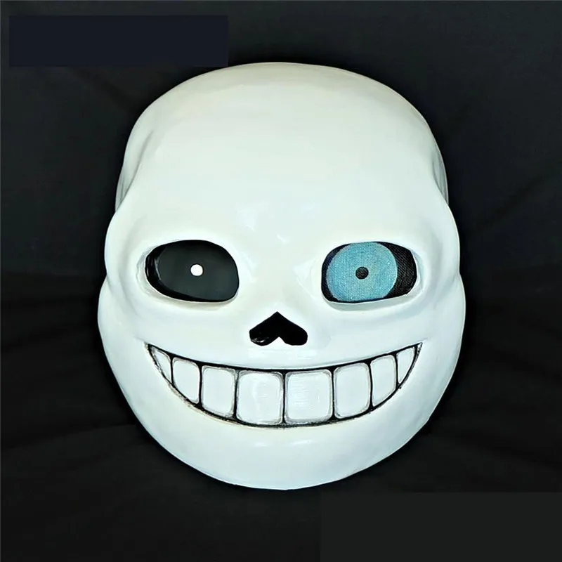 1:1 костюм для косплея на Хеллоуин фильм игра бутафорская маска Sans Undertale шлем жесткий Латекс Косплей Sans Papyrus Шлем Полный головной маски