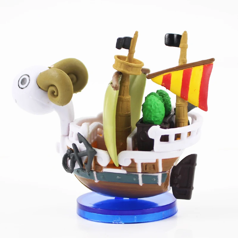 2 стиля аниме одна деталь цифры Going Merry тысяч Солнечный Пиратский корабль соломенная шляпа Пираты ПВХ Коллекционная модель игрушечные лошадки 7 см