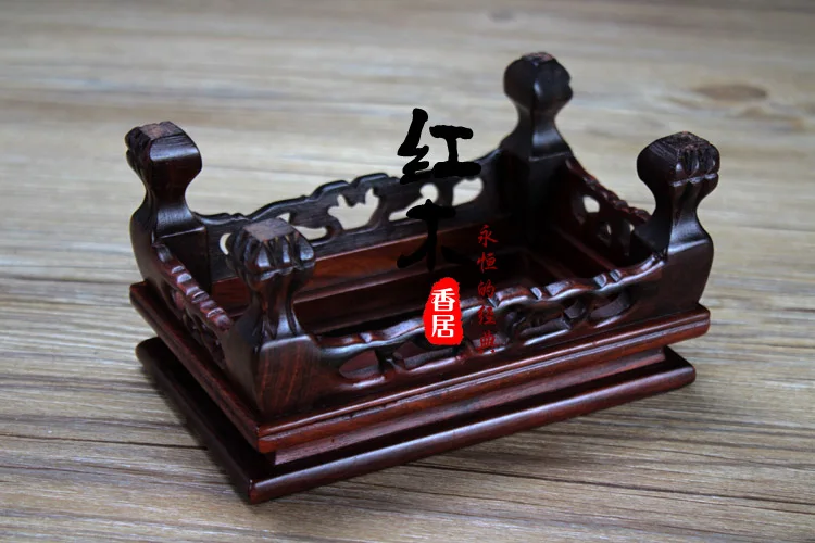 Палисандр прямоугольное основание резной нефритовый Агат Камень Тигр Свинг база