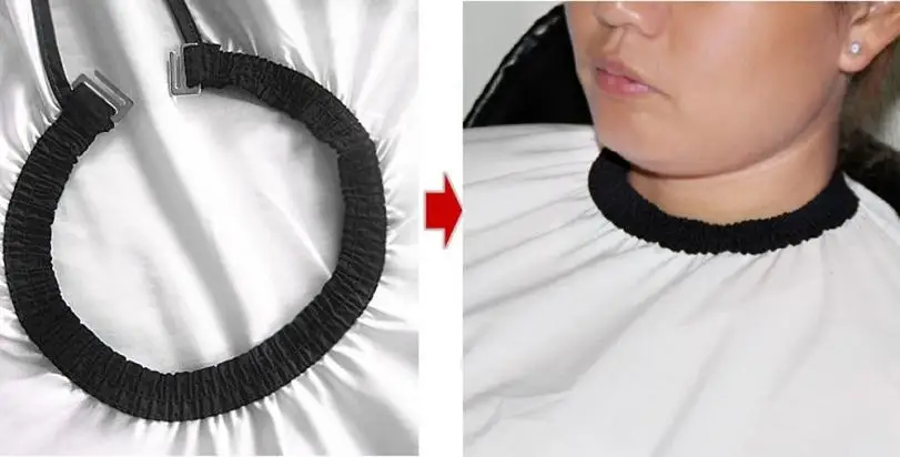 

1pc White Black Adult Waterproof Hair Cutting Hairdressing Salon Barbers Hairdresser Cape Gown Wrap Hairstylist Tools AU3