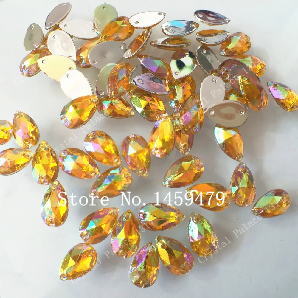 Идеальное высококачественное акриловое шитье с двумя отверстиями 12*7 мм