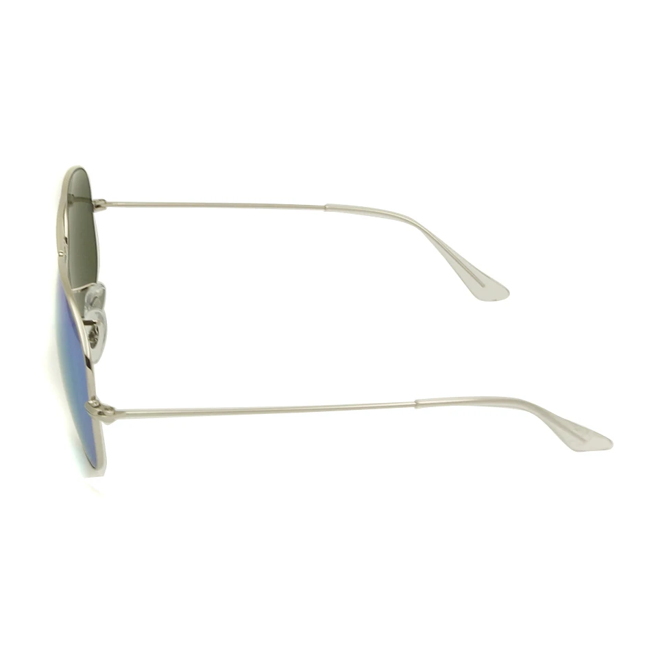 Ray Sun glass es мужские очки пилота женские двойные мостовые стеклянные линзы авиационные зеркальные солнцезащитные очки мужские солнцезащитные очки es