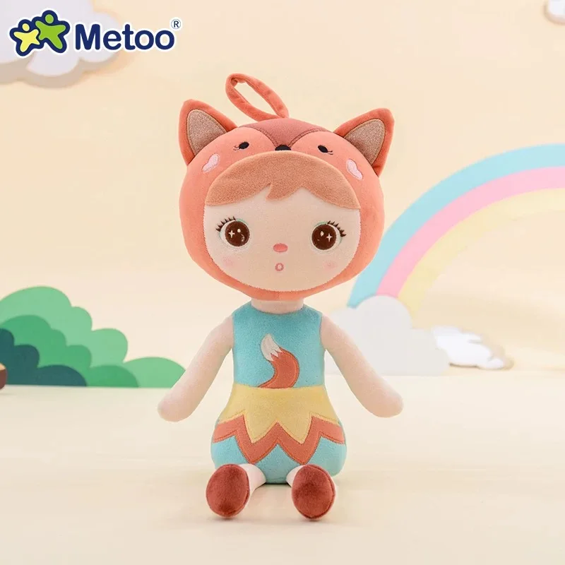 Fox doll Новинка, Metoo keppel, плюшевая кукла, животные, единорог, кот, лиса, утка, Мультяшные детские игрушки для девочек, детский подарок на день рождения, Рождество - Цвет: Fox doll