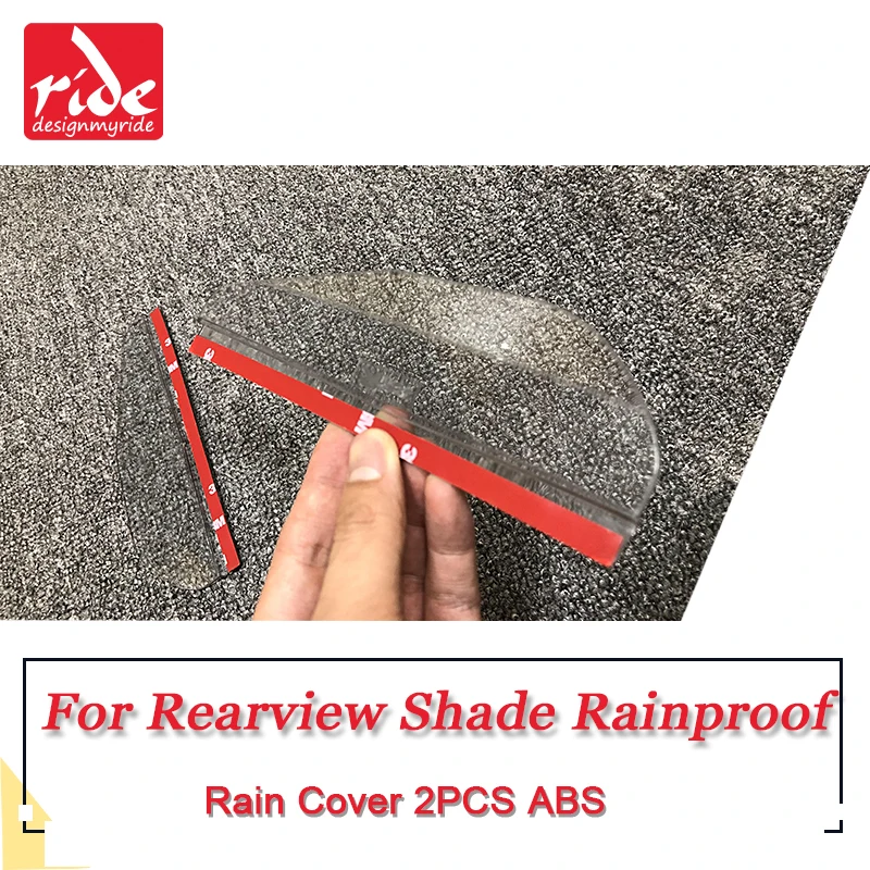 2 Pcs Universal Car Rearview Mirror Eyebrow Rain Block Blades ABS Material Back Shade Rainproof Water Cover | Автомобили и
