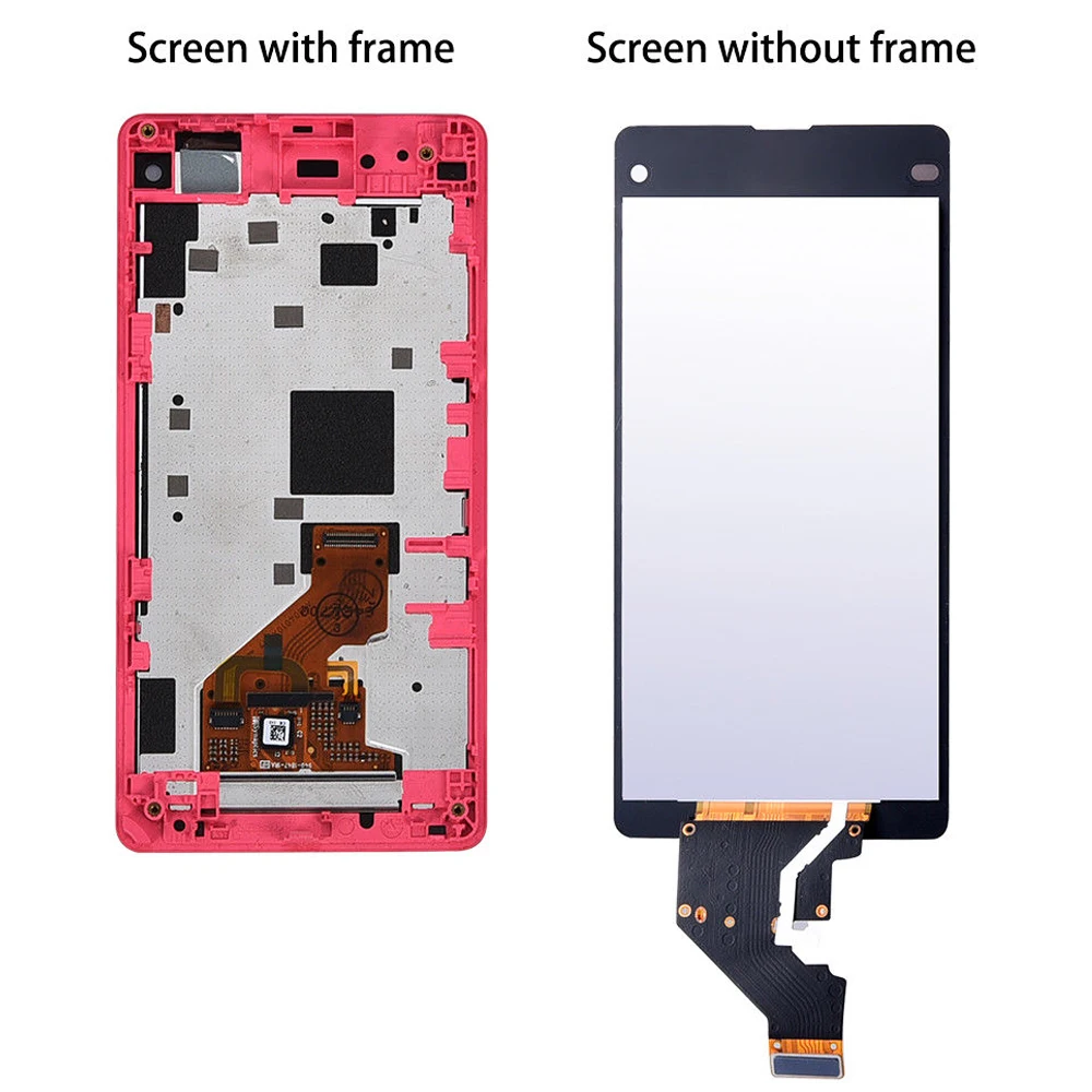 4 3 &quotLCD для SONY Xperia Z1 Compact mini LCD сенсорный экран дигитайзер Рамка в сборе Sony Мини