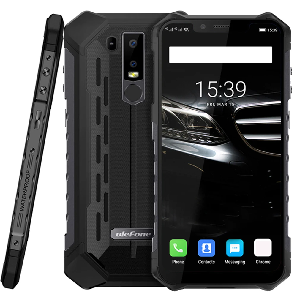 Ulefone Armor 6E 4G смартфон 6 2 дюймов Android 9 0 MT6771T Восьмиядерный 1 ГГц 4 Гб ОЗУ 64 ПЗУ 8 МП 5000