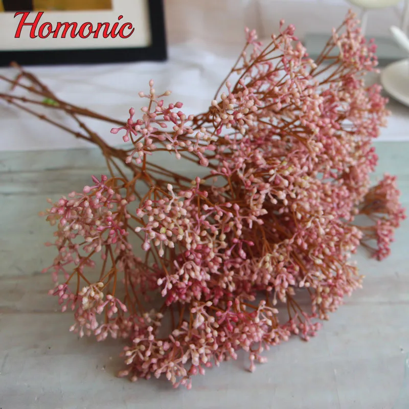 1 шт. искусственные цветы детское дыхание Gypsophila flores вечерние домашние свадебные