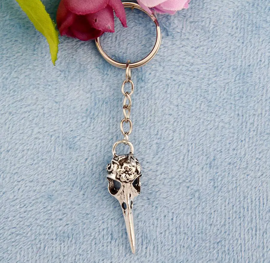 Лидер продаж 10 шт./лот сплав Древний серебряный с головой птицы подвеска в виде