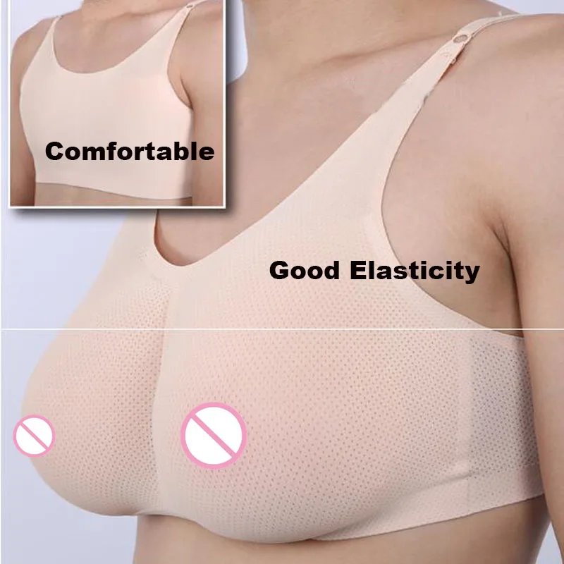 Большая D-чашка 1000 г форма груди мастэктомия реалистичный силиконовый протез с