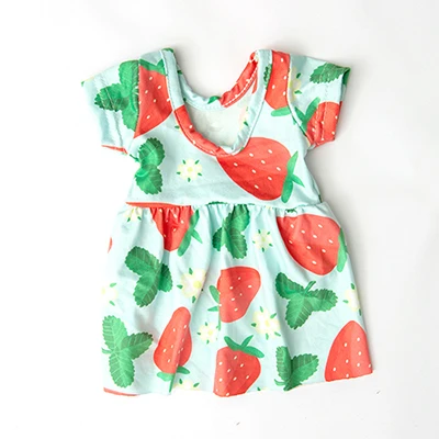 Новое платье, Одежда для куклы, подходит для 43 см, детская одежда, аксессуары для куклы реборн - Цвет: 7