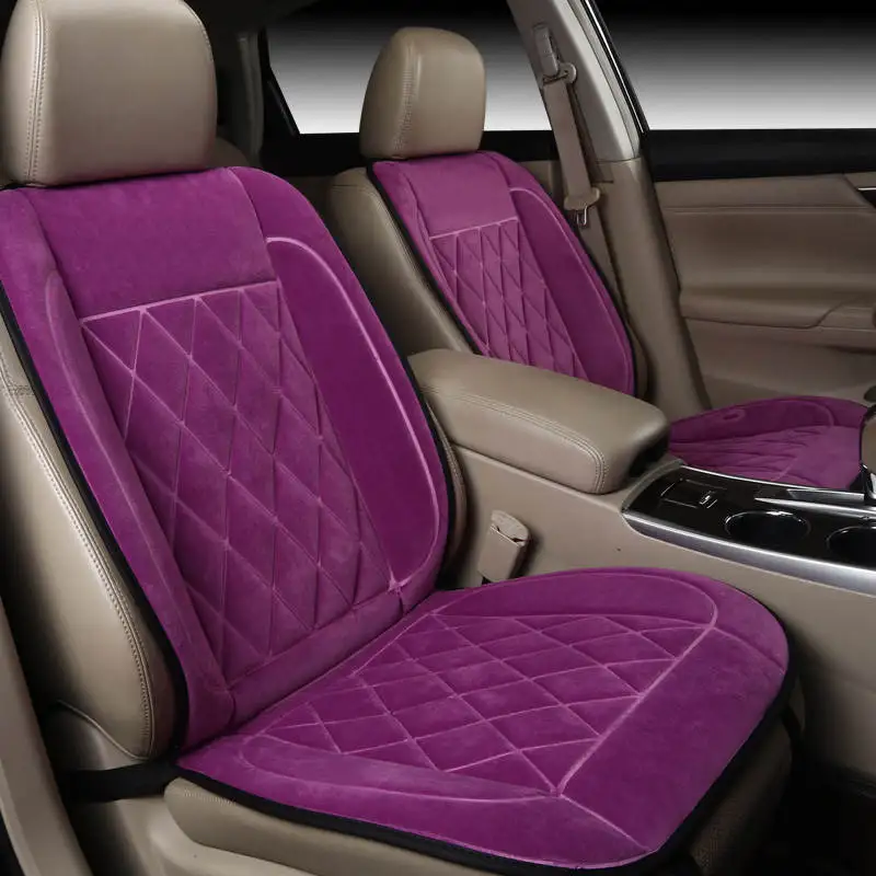 Purple heating Автомобиль многофункциональный массаж спины стул подушка автомобильный массаж шеи и тела талии Отопление - Название цвета: Purple heating