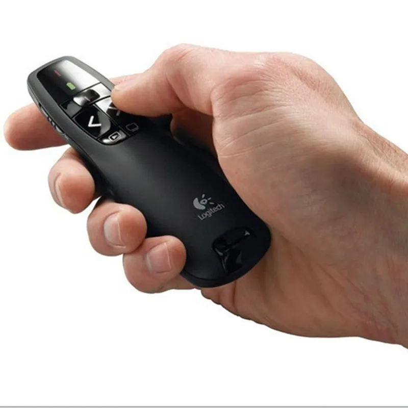 QIYING USB беспроводной Презентер красная лазерная указка R400 2 4 Ghz PPT пульт