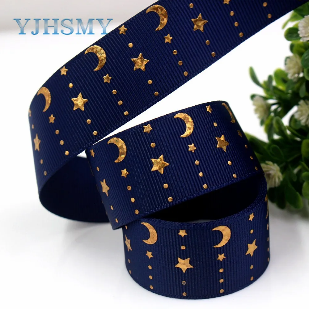 YJHSMY G-18808-858 25 мм 5 ярдов лазерная Венера мультфильм печатных grosgrain лента DIY головной
