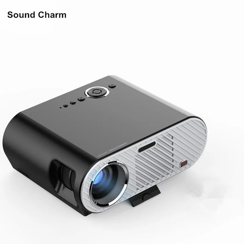 Новый GP90 новейший ручной HD 1080P домашний кинотеатр светодиодный проектор HDMI