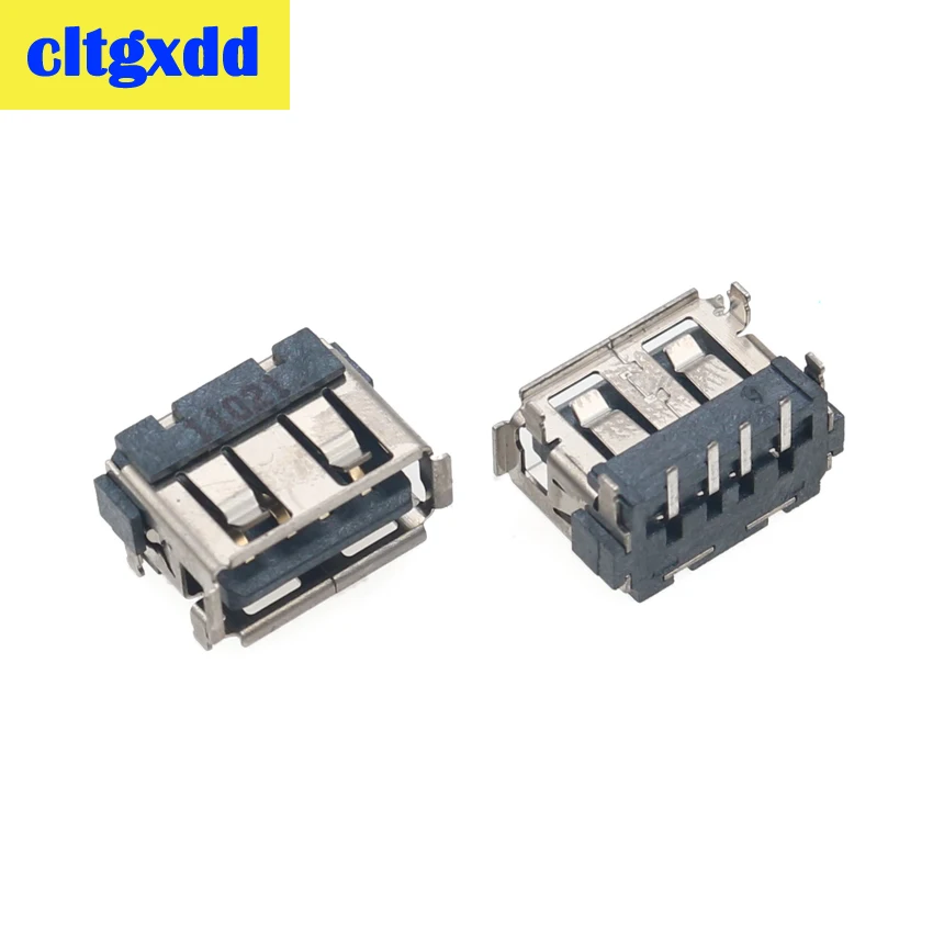 Cltgxdd 2 10 шт Тип A Женский USB 0 КОРОТКИЙ Dody 4 Pin ноги 90 вставьте разъем для зарядки