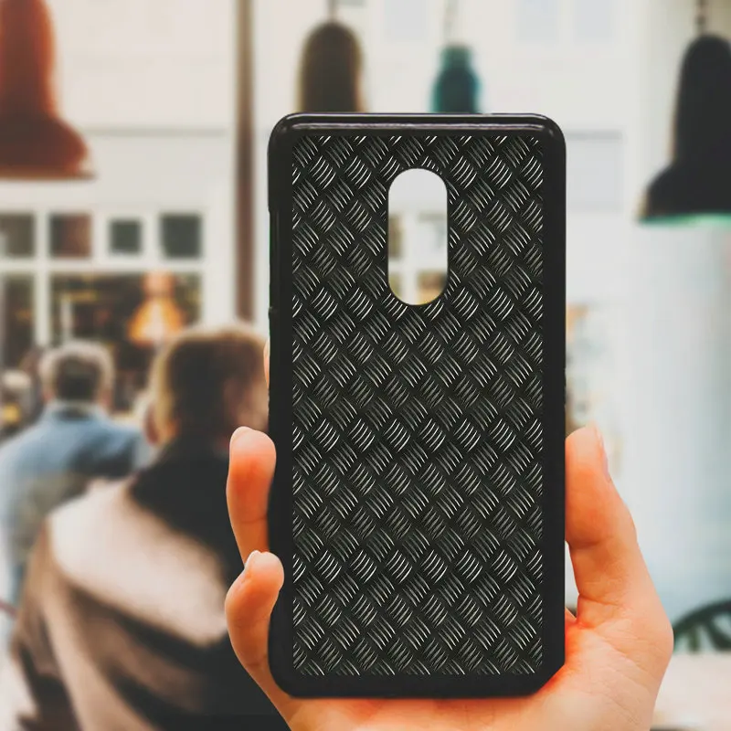 Phone Cases Metal Grain Fond Hard PC Plastic Cover Protect for Xiaomi Redmi 3X Mi 6 5 5S Plus Note 4X 2 3 3S 4 Pro Prime Shell |