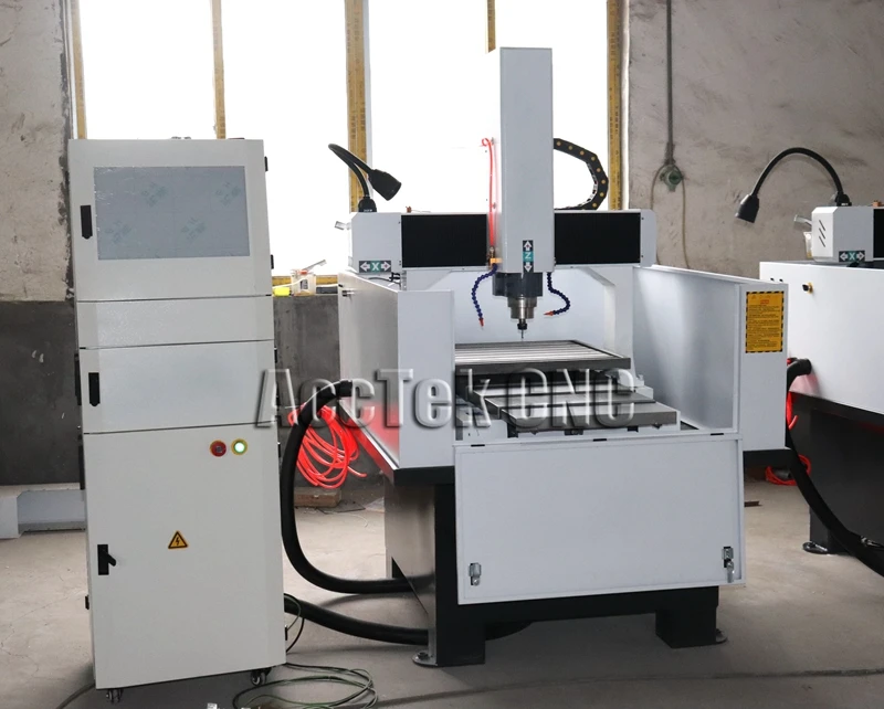 Полу закрытый сверхмощный стальной структуры Мини 6060 cnc Металла