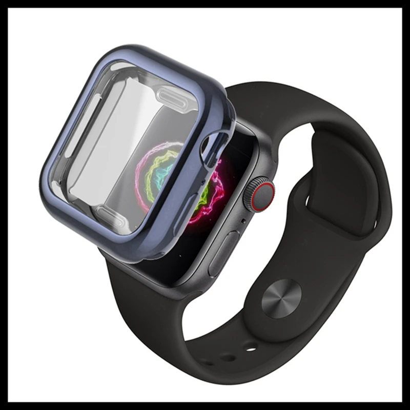 Filiwatch Цвет гальванический чехол для Apple Watch версии 4/3/2/1 Smartwatch Экран защитное