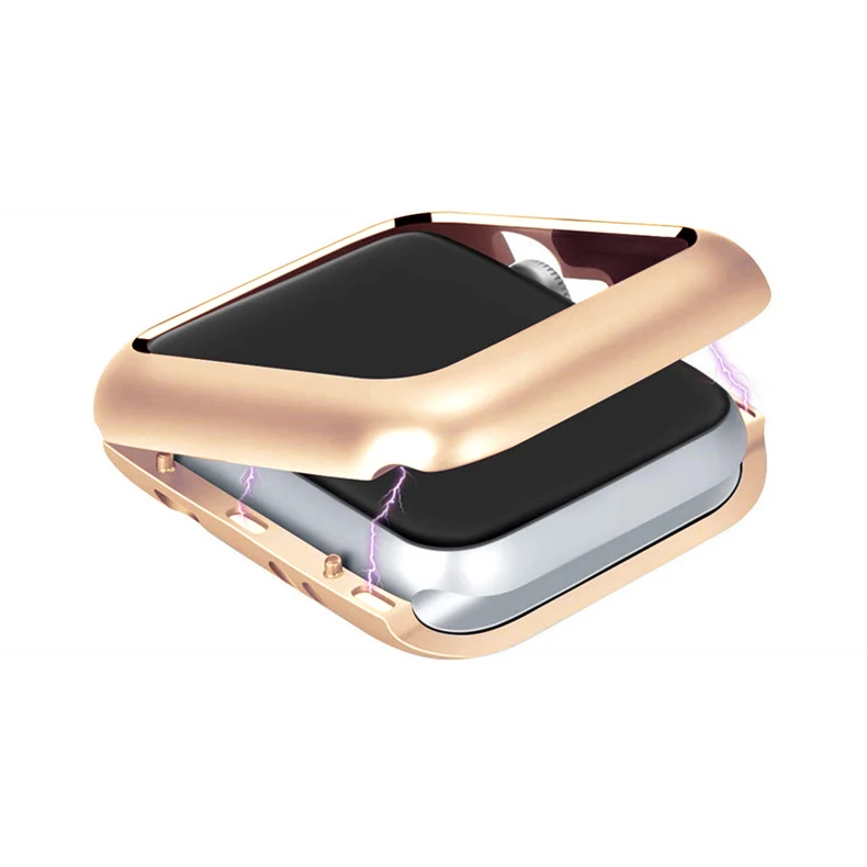 gold EIMO защитный чехол для apple watch 4 44 мм 40 мм iwatch series 4 3 2 1 42 мм 38 мм Магнитная адсорбционная Технология алюминий - Цвет: gold