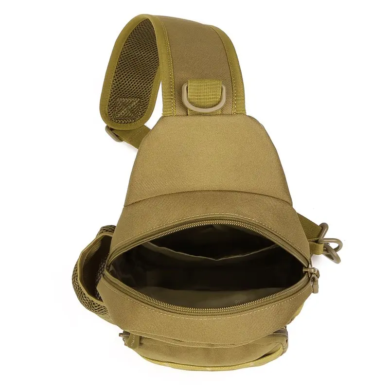 Камуфляжная нагрудная сумка унисекс с карманом для чайника водонепроницаемая на