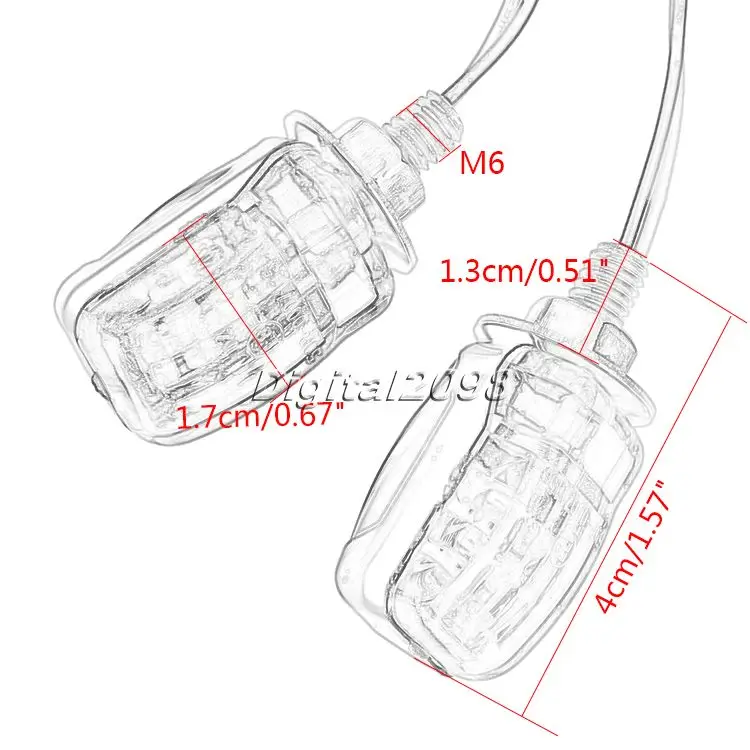 2 шт. поворотники для мотоцикла 6 светодиодов|flasher for led|flasher ledflasher light |