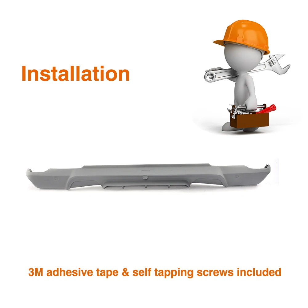 Бампер автомобиля юбки фартуки спойлер тела Наборы для Smart Fortwo купе 2-двери 2016-2017