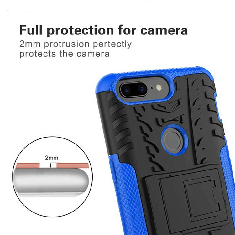 Oneplus 5t Case shockproof TPU+PC hybrid Dual Armor Silicone Back Cover For One Plus a5010 5 t Stand Hard Phone capa |