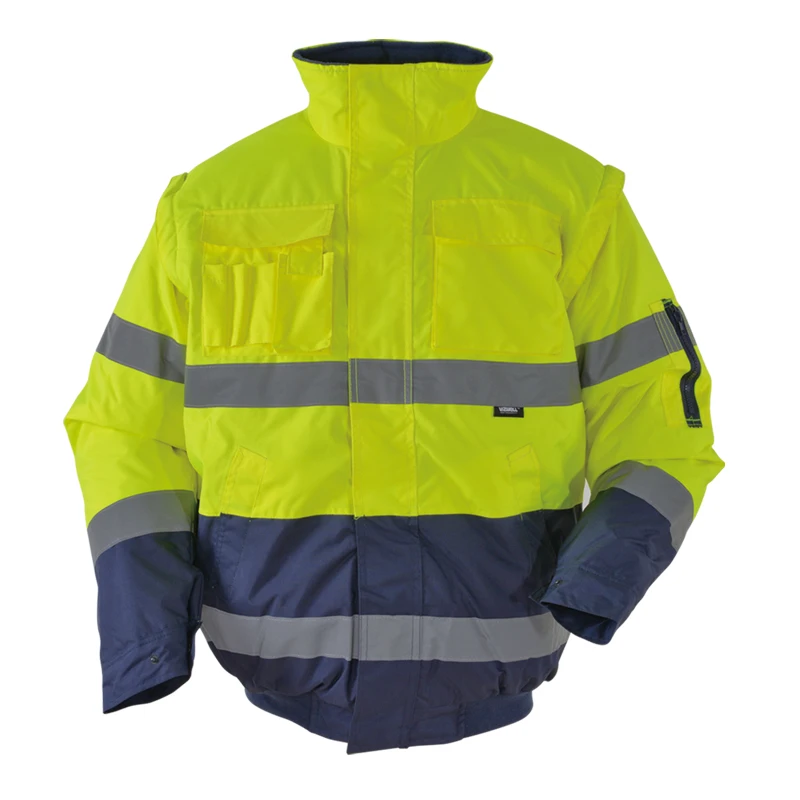 Здравствуйте hi Vis защитная куртка-бомбер для зимы непромокаемая куртка со