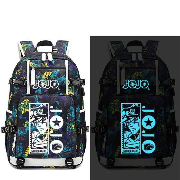 Рюкзак с USB-портом и змеиным принтом для ноутбука | Багаж сумки