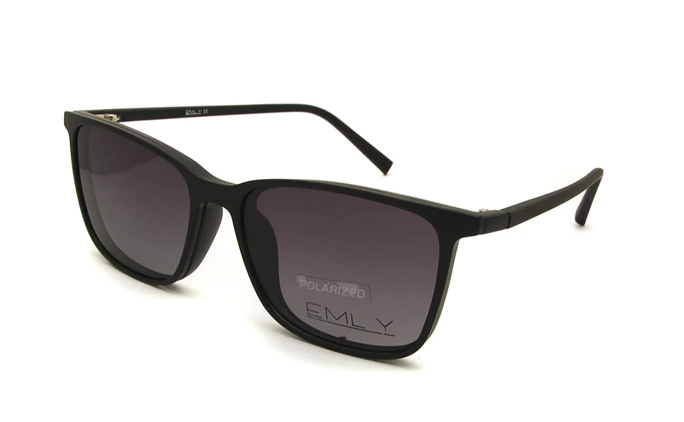 square eyewear blk ESNBIE ультралегкие мужские очки TR90, оправа с магнитным зажимом, солнцезащитные очки для женщин, поляризационные дизайнерские очки, оправы для очков, очки для глаз - Цвет оправы: square eyewear blk