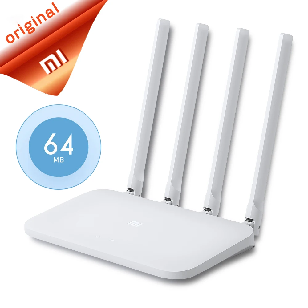 Xiaomi Mi Wi-Fi роутер 4C Roteador APP управление 64 ram 802,11 b/g/n 2,4G 300 Мбит/с 4 антенны беспроводные роутеры повторитель