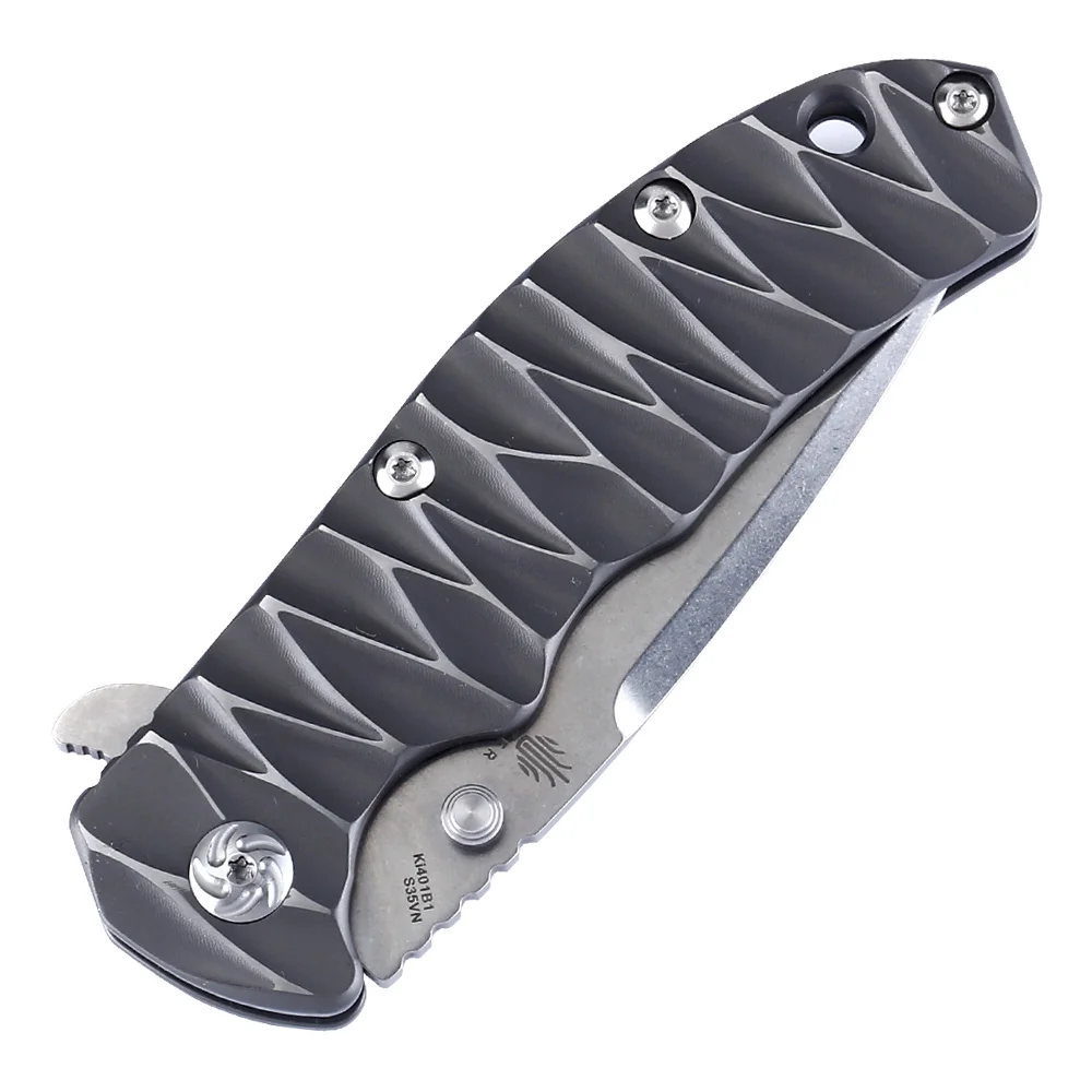 Охотничий нож Kizer V3 KI401B1 тактический складной нож удобный титановый нож с ручкой ручной инструмент для повседневного использования