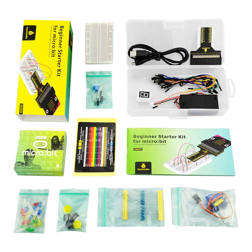 Keyestudio Начинающий стартовый набор для BBC micro: bit(включая Micro: Bit Board
