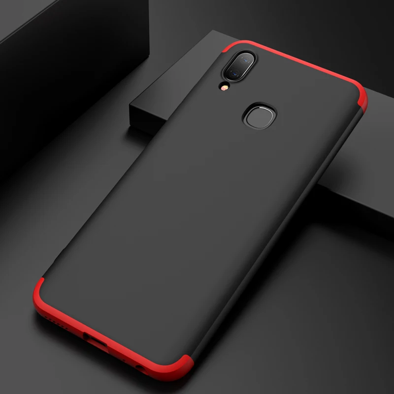 ДЛЯ VIVO Y95 Чехол чехол 360 полная защита Жесткий ПК противоударный для телефона Vivo