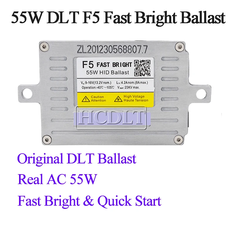 HCDLT AC 55 Вт DLT F5 балласт Быстрый Яркий старт Reator F5T HID тонкий цифровой для 12 В