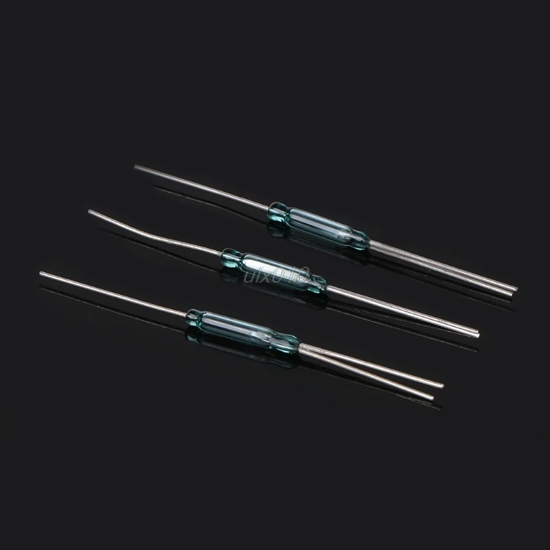 10 шт. 2.5x14мм 4 Вт 3 Pin стекло геркон реле магнитные переключатели N/O N/C SPDT S08 Оптовая и