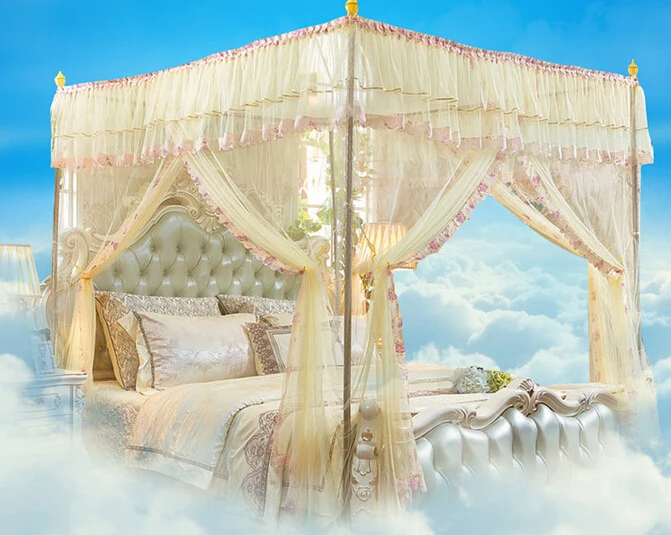 1 шт. красивая сетка для кровати украшение комнаты розового и фиолетового цвета