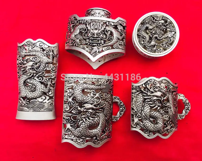Style 3 Набор Kirsite DIY фурнитура для китайских тайчи/ушу Цзянь Кунг Фу Хан/Тан/Цин/Цинь дао меч аксессуар хороший металл ремесла Коллекция - Цвет: Style 3