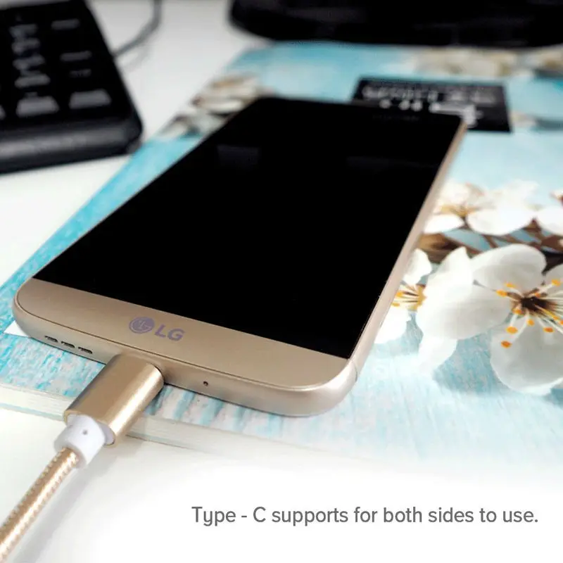 Нейлоновый зарядный кабель USB Type C для Asus ZenFone 3 Zoom ZE553KL AR ZS571KL ZE552KL 1 синхронизации