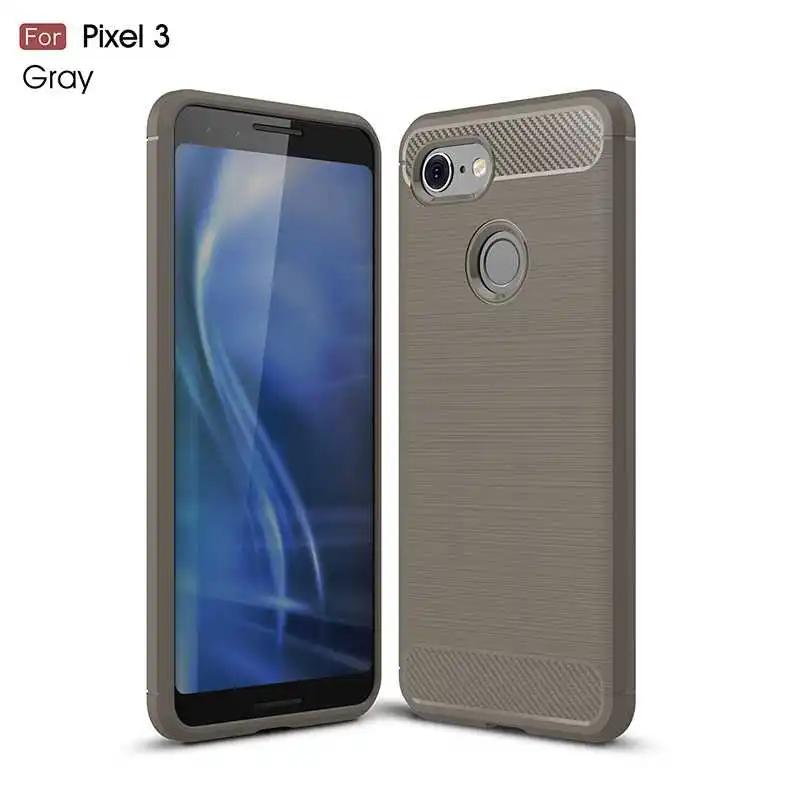 Gray Модный противоударный мягкий силиконовый чехол Mokoemi 5," для Google Pixel 3, чехол для Google Pixel 3 XL, чехол для телефона - Цвет: Gray